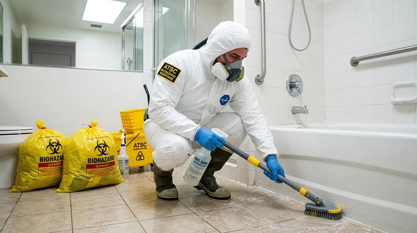 Decontamination equipment deployed for Blood Cleanup in Stevensville